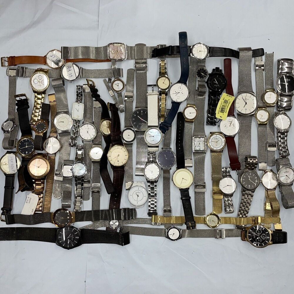 Wholesale watch lot of Skagen watches untested Qty 50 LAN50